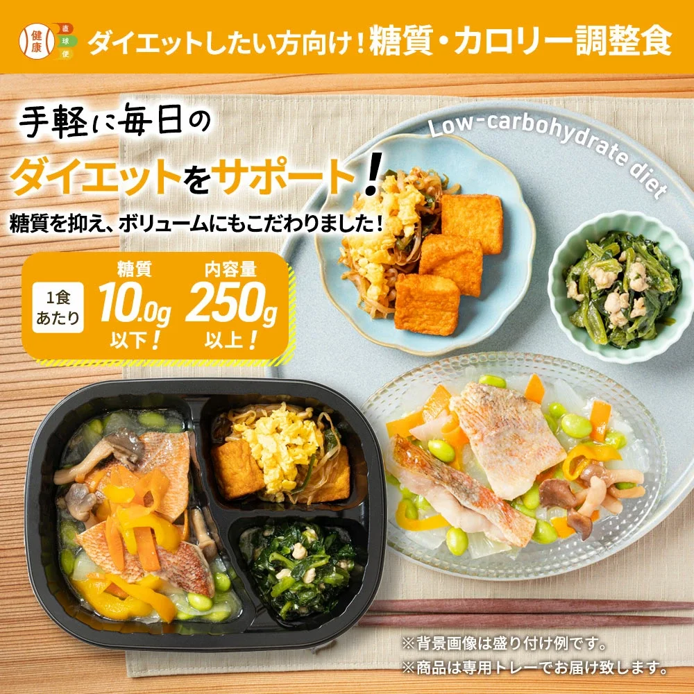1位　健康直球便「糖質・カロリー調整食」